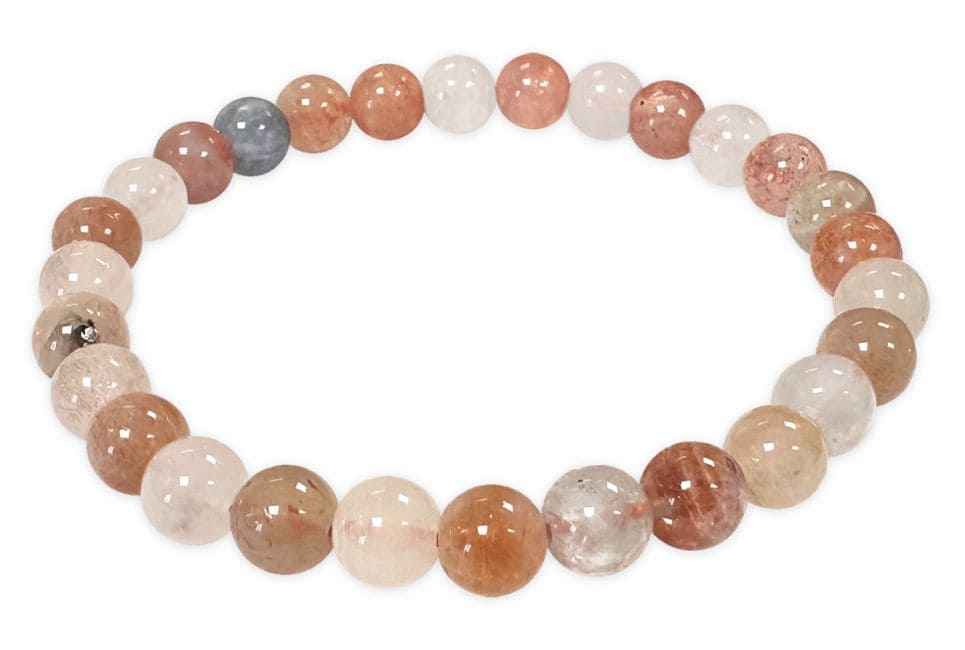 Sunstone Bracelet With 6.5-7.5mm Beads