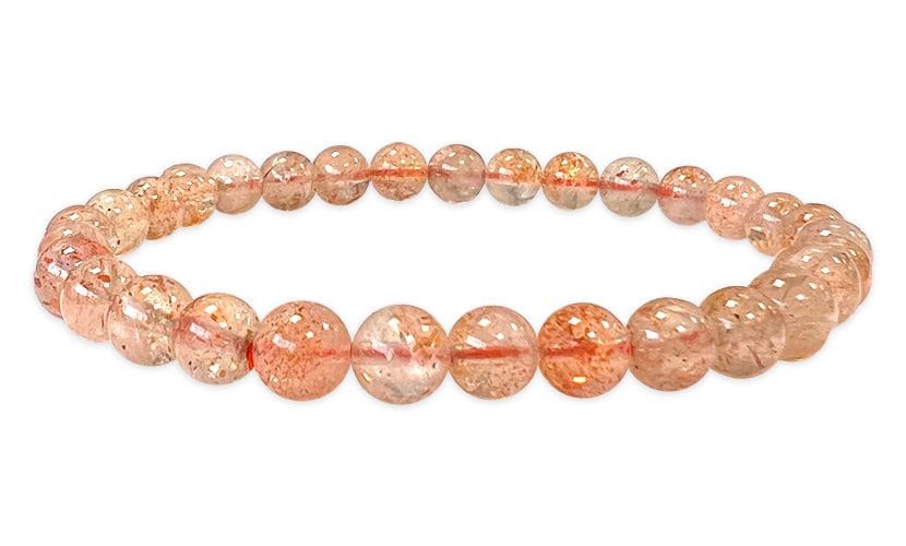 6mm AA Sunstone pearls bracelet