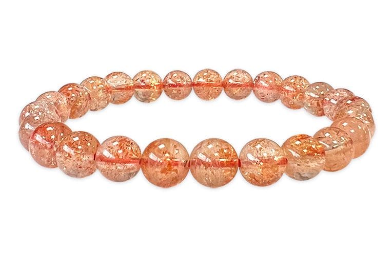 7-8mm AAA Sunstone pearls bracelet