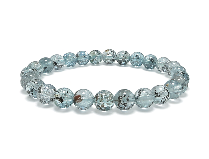 incense at Blue Topaz Bracelet AAA 6-7mm Beads