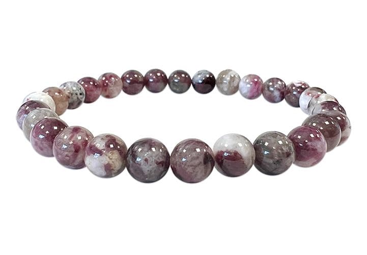 Pink Tourmaline Bracelet A 6mm beads