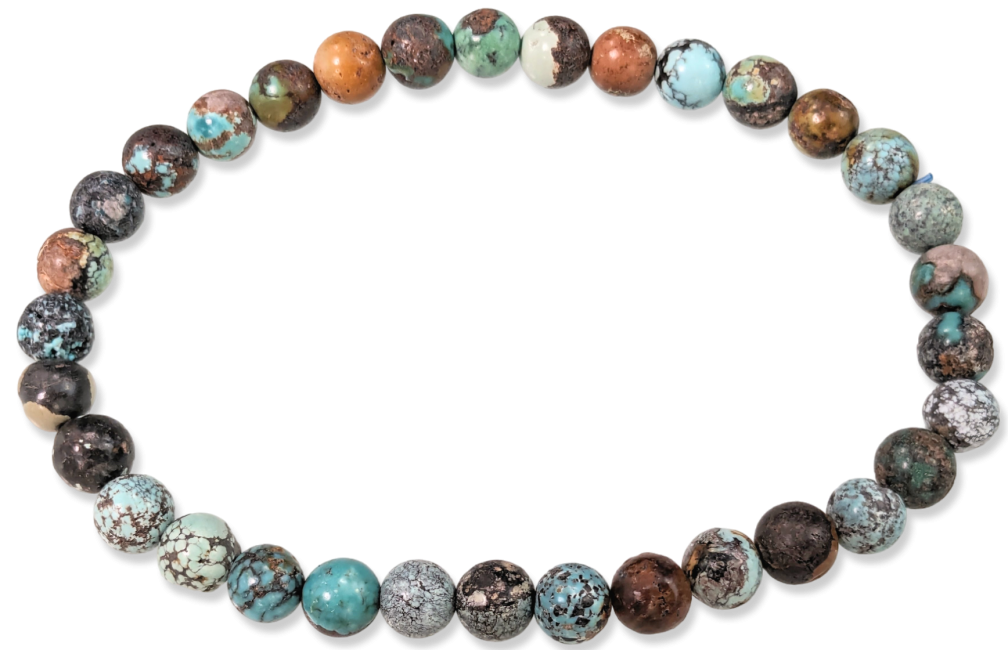 Natural Turquoise Bracelet from China With 5-6mm beads