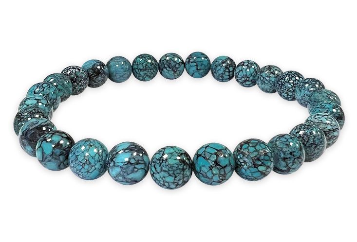 Natural turquoise bracelet from China AAA beads 6mm