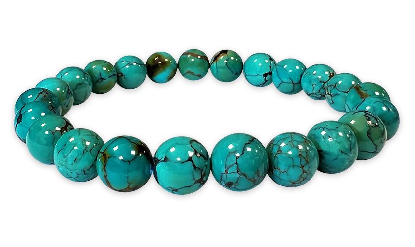 Natural Turquoise bracelet from China AAAA beads 8mm