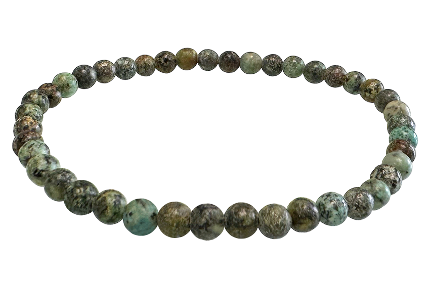 Natural African turquoise bracelet beads 4-5mm