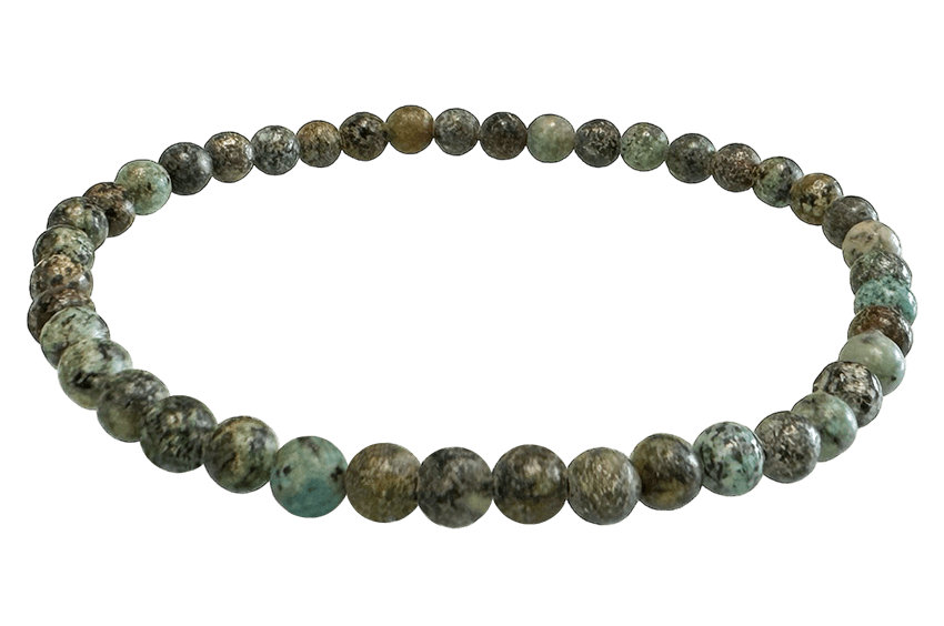 Natural African turquoise bracelet beads 4-5mm