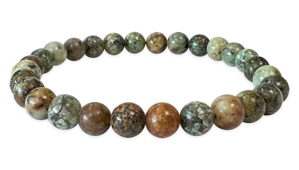 Natural turquoise bracelet from Africa A beads 6-7mm