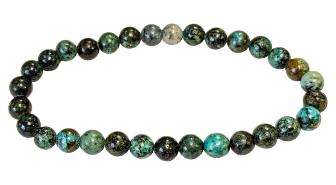 Natural African Turquoise Bracelet A Beads 6-7mm