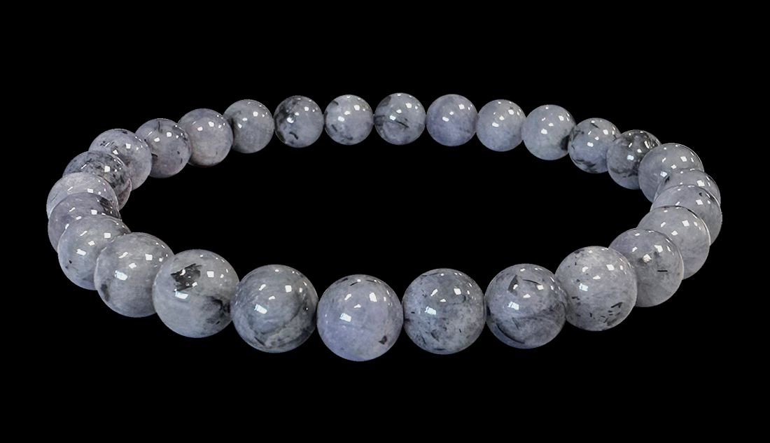 Bracelet Tanzanite beads 6-7mm