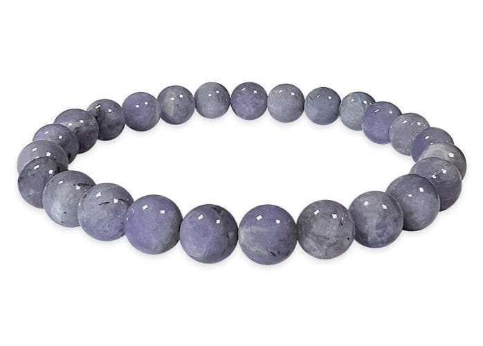 Tanzanite 6-7mm A pearls bracelet