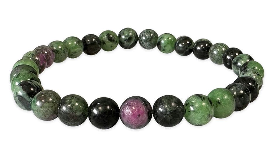 Ruby Zoisite A 6mm pearls bracelet