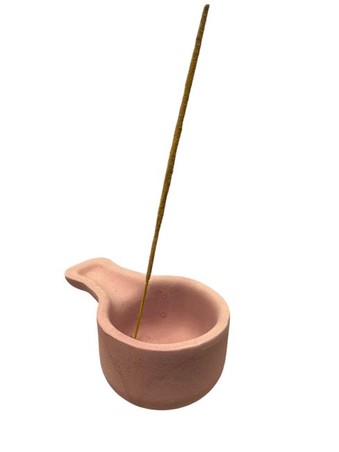 Handmade terracotta burner Rose