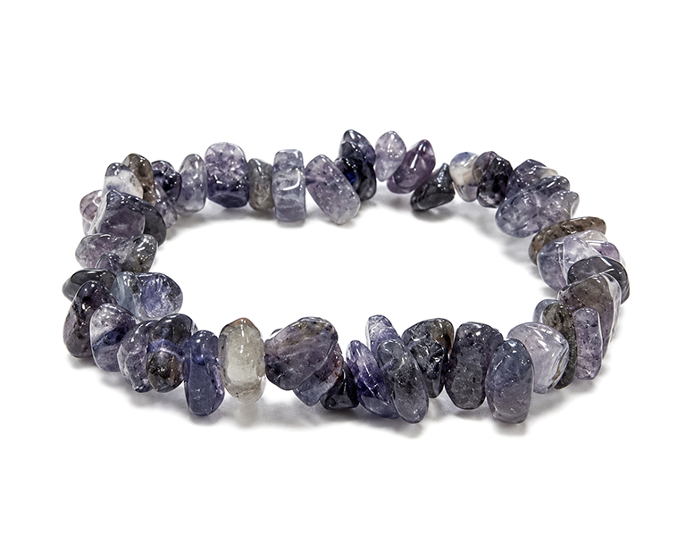 Cordierite Iolite Chips Bracelet A 5-8mm