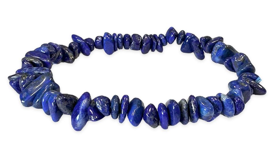 Bracelet chips Lapis Lazuli AA 18cm