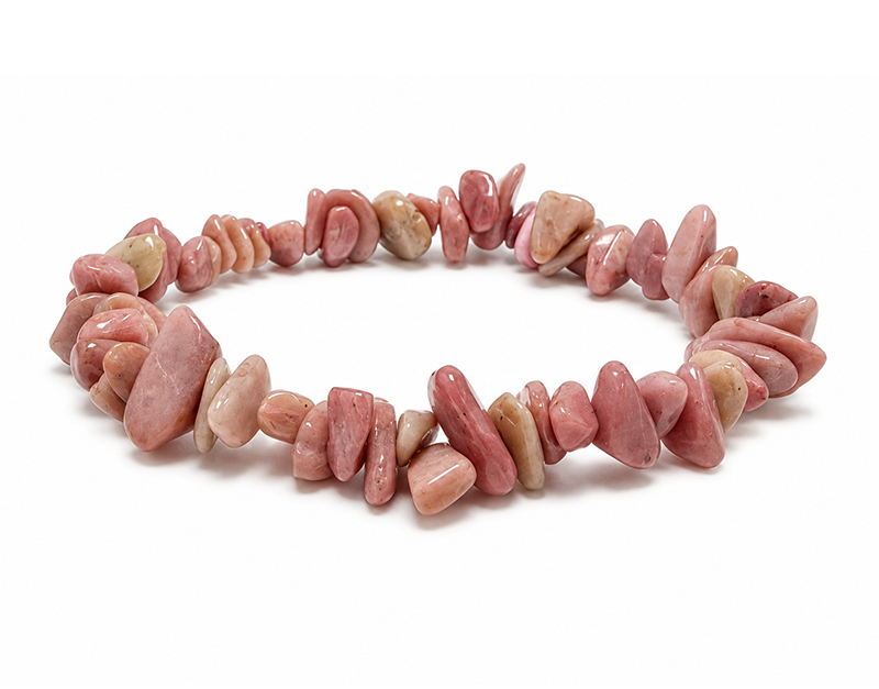 Australian Rhodonite Chips Bracelet A+ 5-8mm