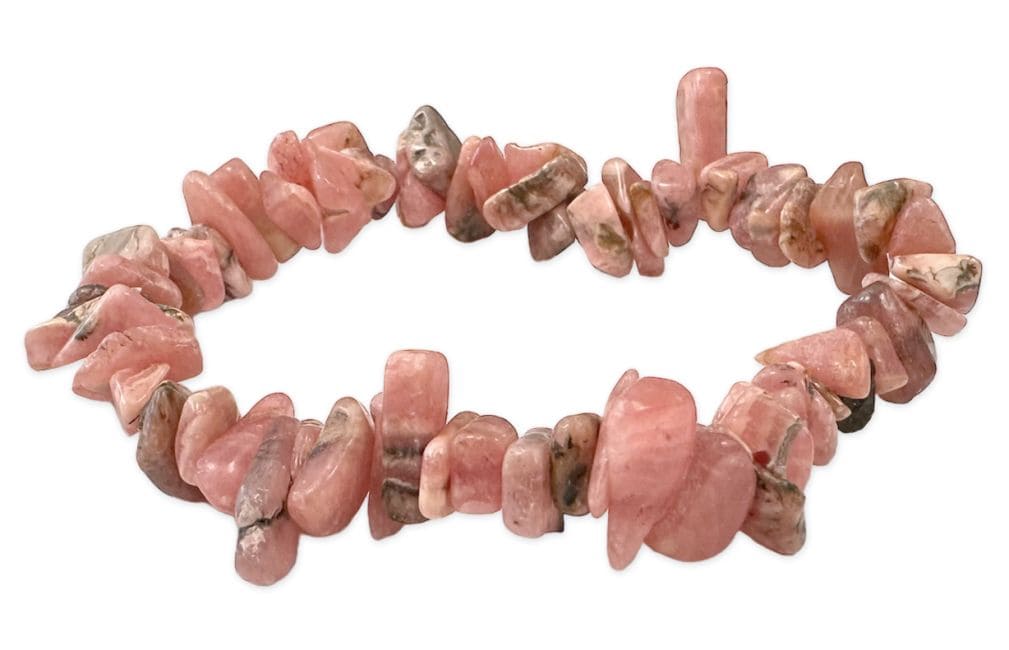 Argentina Rhodochrosite A chips bracelet 18cm