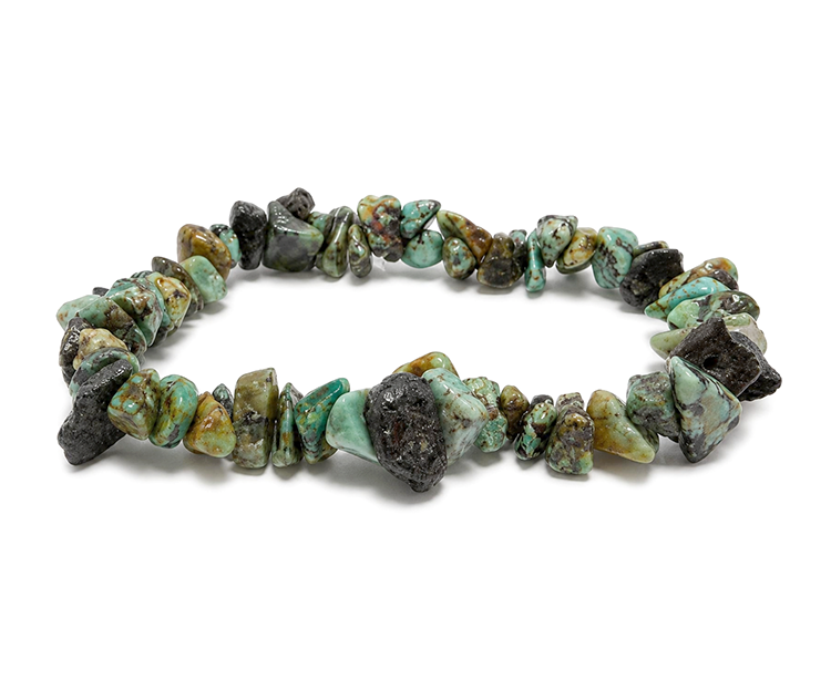 African Turquoise Chips Bracelet AB 5-8mm