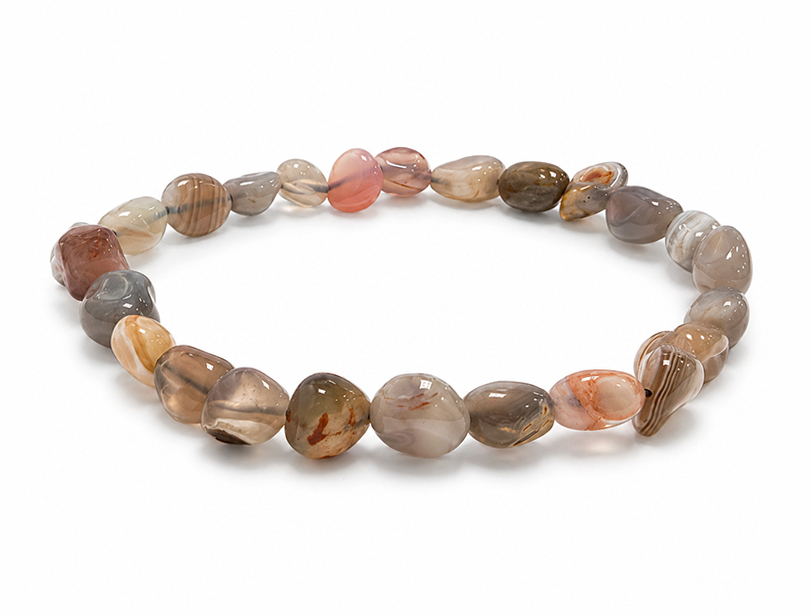 incense at Botswana Agate Tumbled Stone Bracelet A 6-8mm