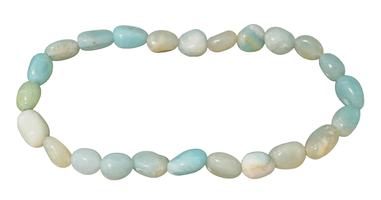 incense at Peruvian Amazonite Bracelet A rolled stones