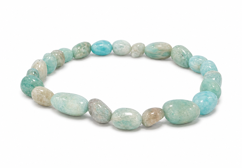 incense at Peruvian Amazonite Tumbled Stone Bracelet A 5-8mm