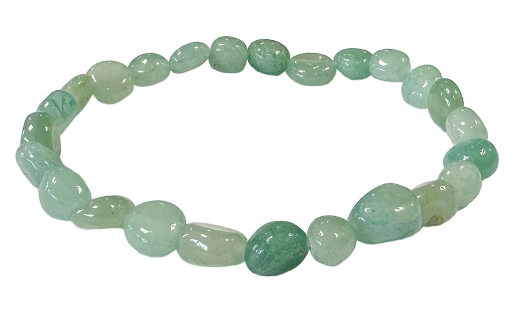 Green Aventurine tumbled stones bracelet