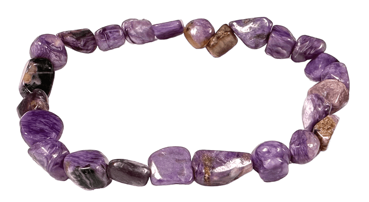 Charoite bracelet AA rolled stones