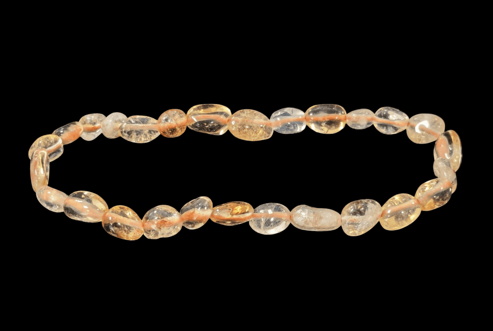 incense at Natural Citrine Bracelet A+ rolled stones