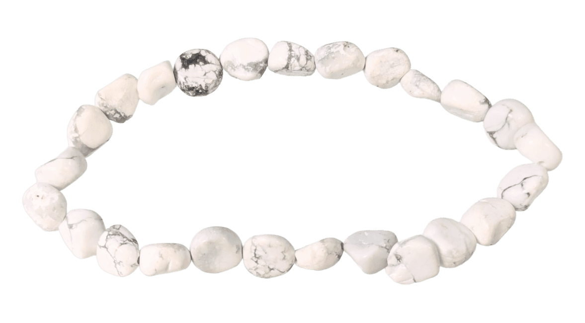 incense at Howlite A tumbled stones bracelet