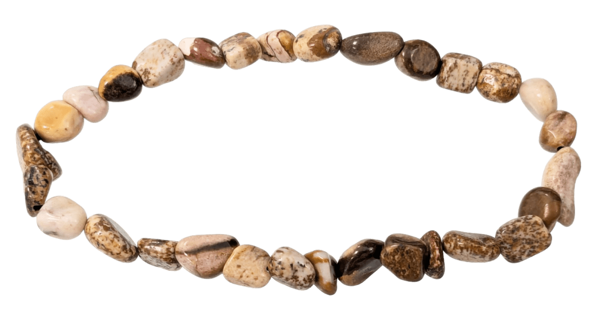 incense at Landscape Jasper Bracelet A rolled stones