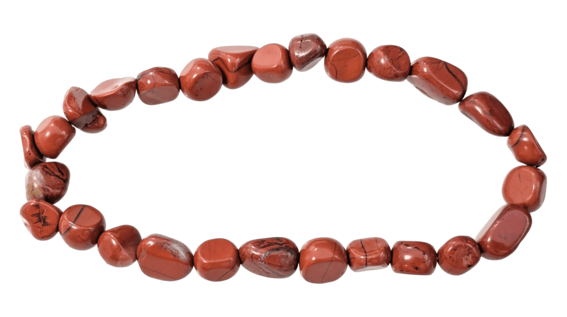incense at Red Jasper Bracelet A rolled stones