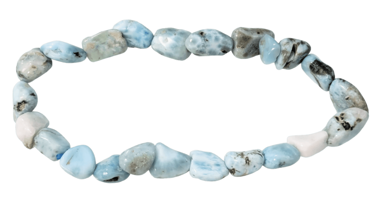 incense at Larimar A tumbled stone bracelet 5-8mm