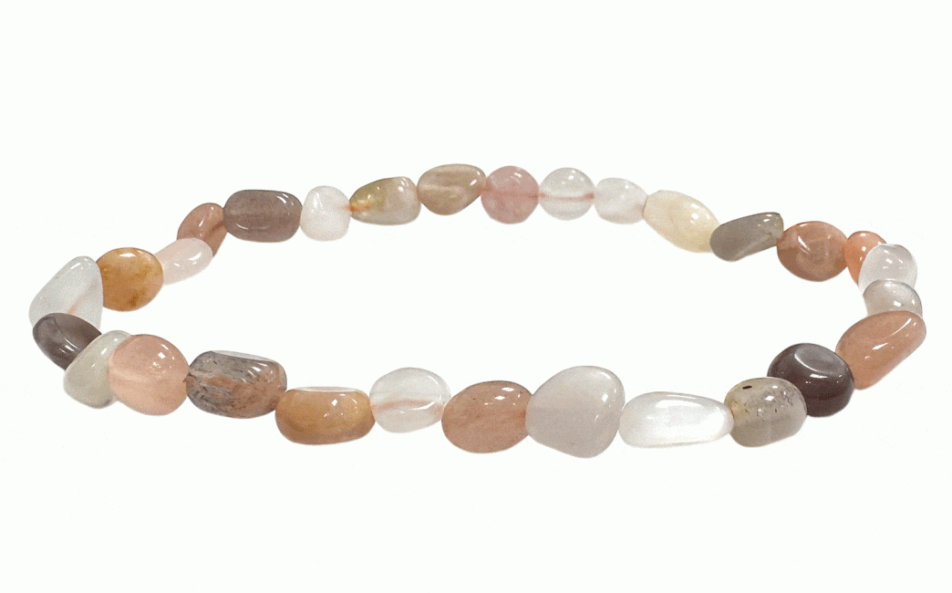 incense at Bracelet Bracelet multicolor moonstone A tumbled stones
