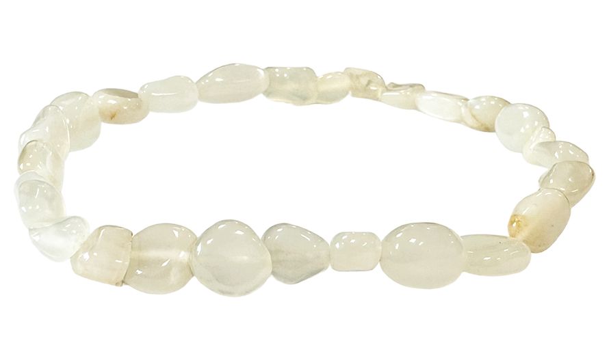 Beige Moonstone A Bracelet Rolled Stones