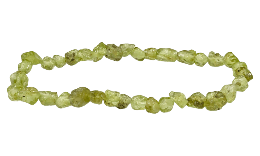 incense at Peridot Bracelet A tumbled stones