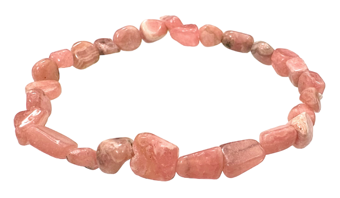 Argentinian Rhodochrosite bracelet AA tumbled stones