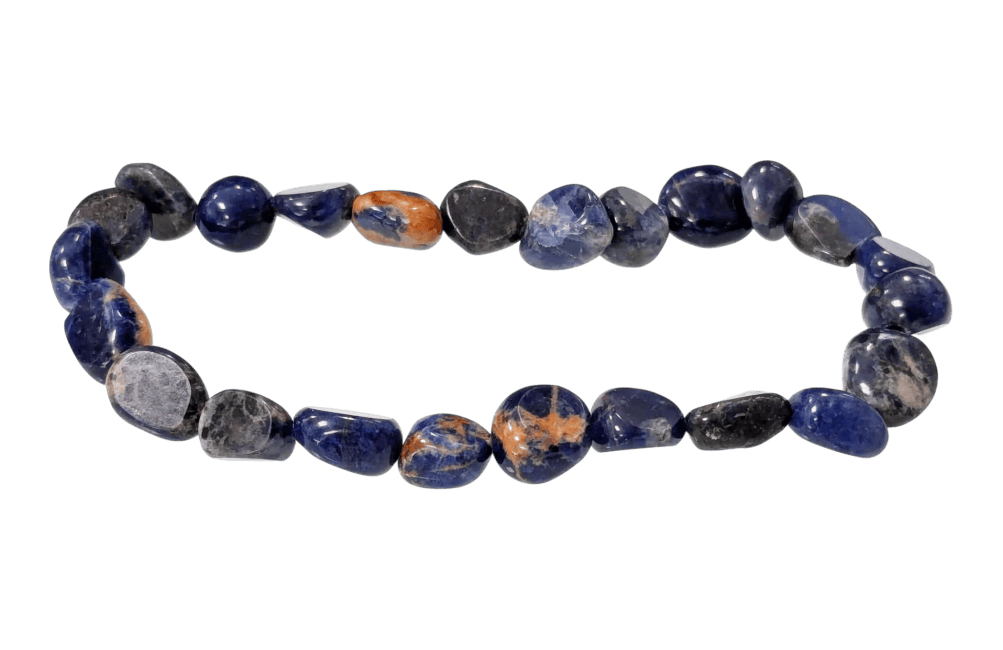incense at Sodalite A+ tumbled stone bracelet