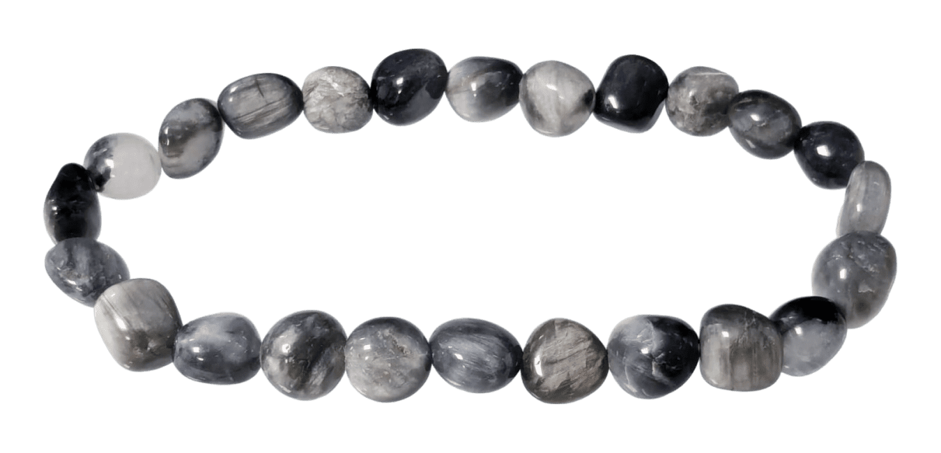 incense at Tourmaline Cat’s Eye A tumbled stones bracelet
