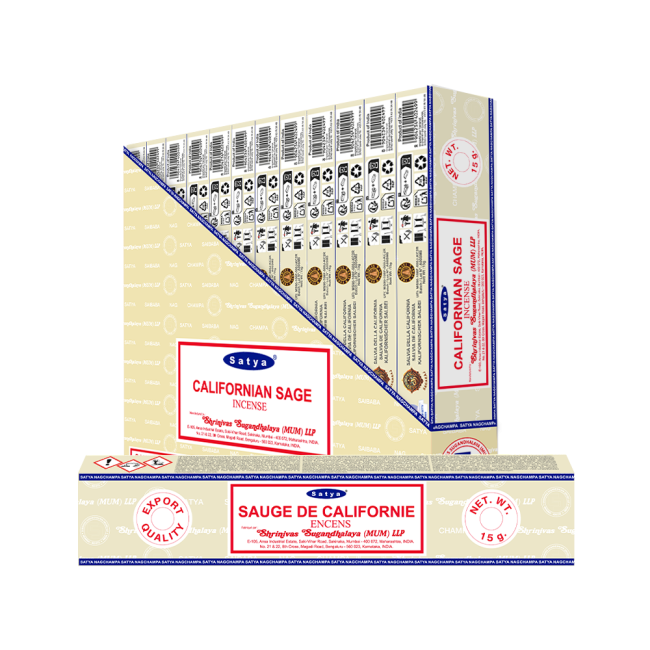 incense at Californian White Sage Satya incense 15g