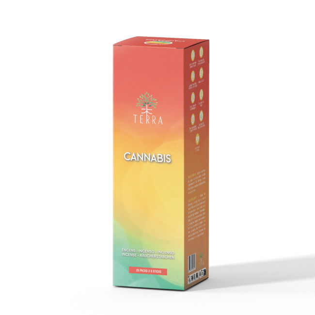 TERRA Canabis incense without charcoal 12grs