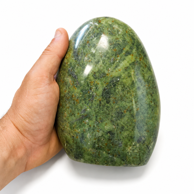 Polished serpentine block 1.780kg