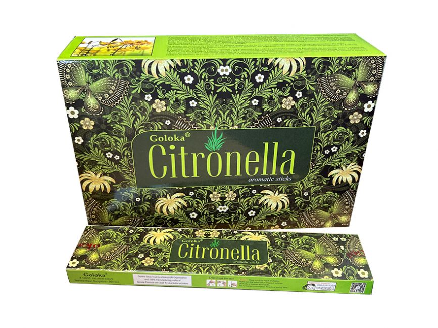 Goloka Citronella incense 15g