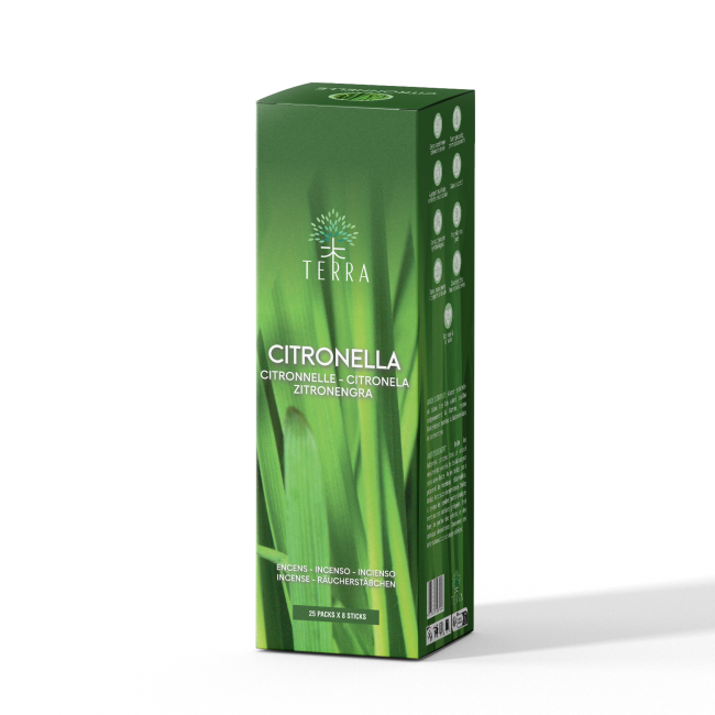 TERRA Citronella incense without charcoal 12grs