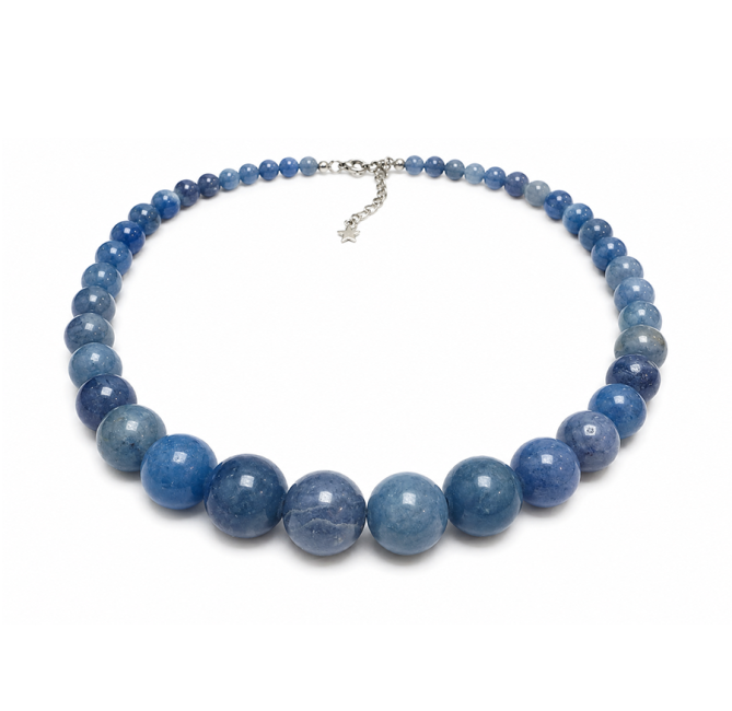 incense at Blue Aventurine A Graduated Bead Necklace 4-12mm 50cm