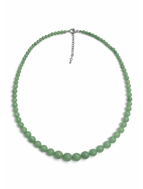 Green Aventurine Necklace Drop Beads 4-12mm 50cm