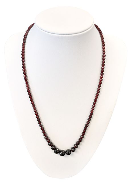 Red Garnet AA Necklace Drop Beads 3.5-9mm 45cm