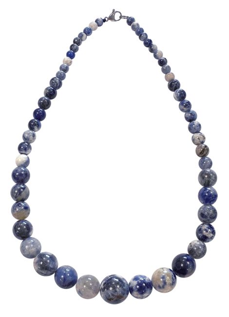 Sodalite Necklace Drop Beads 6-14mm 45cm