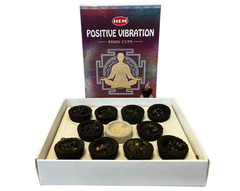 HEM charcoal pellet with Positive Vibration resin