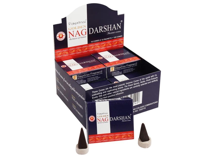 Vijayshree Golden Nag Darshan cones incense