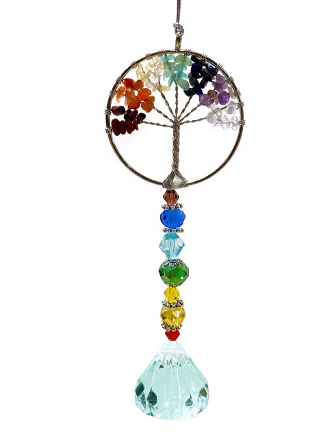 Mobile tree of life 7 Chakras - Diameter: 5cm