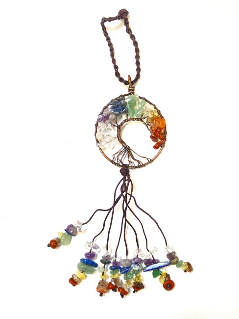 Mobile tree of life 7 Chakras - Diameter: 5cm